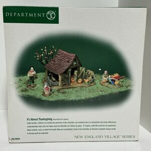 Department 56 New England Village Series "It's Almost Thanksgiving" W/ packaging